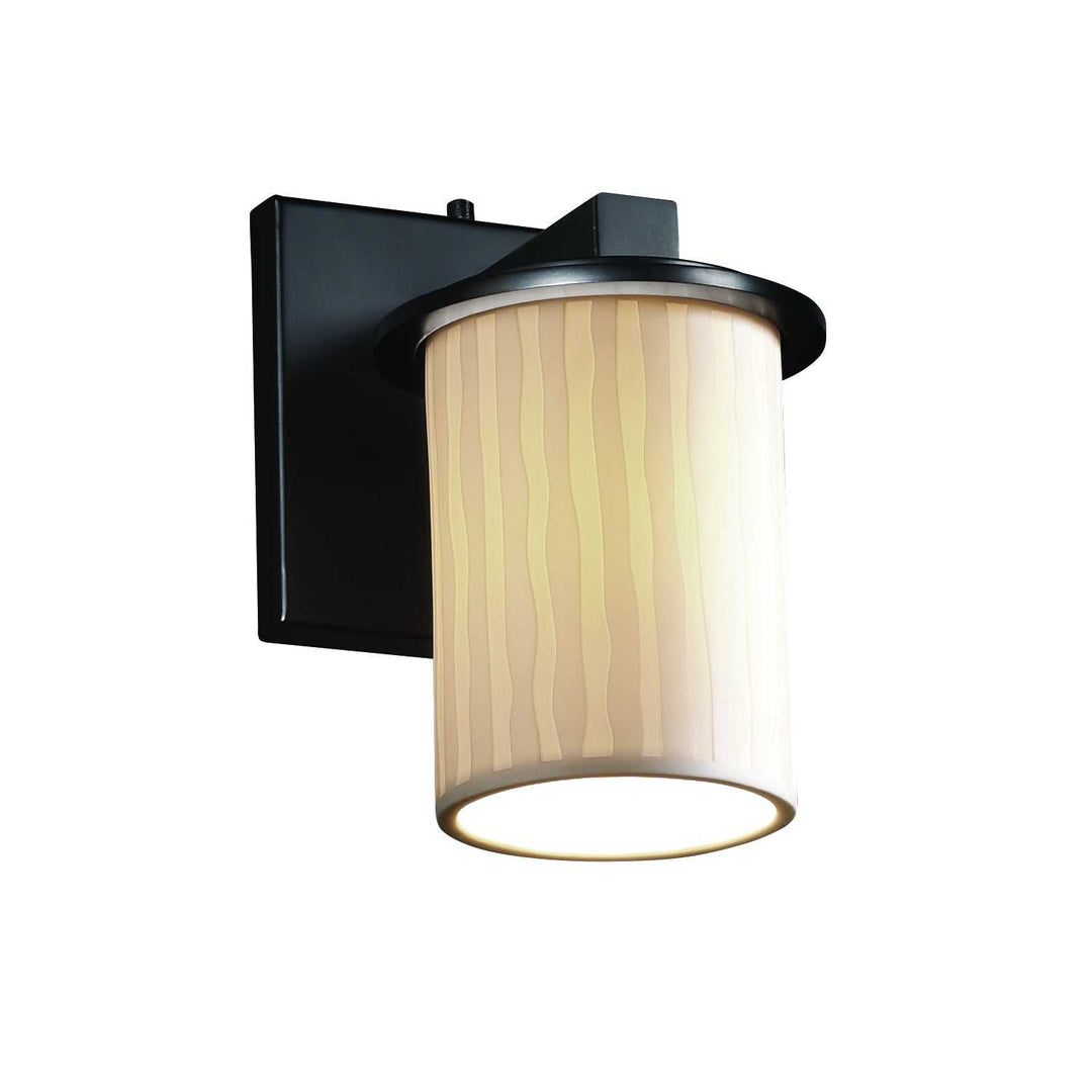 Limoges LED Wall Sconce in Matte Black Justice Designs