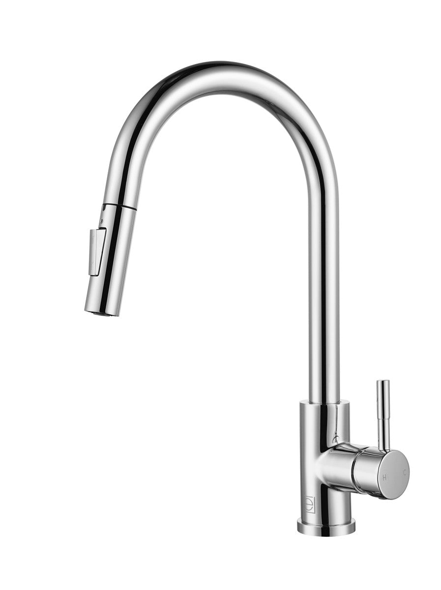 Luca Kitchen Faucet in Chrome - available from The Lighting Shoppe, trusted by Canadian homeowners