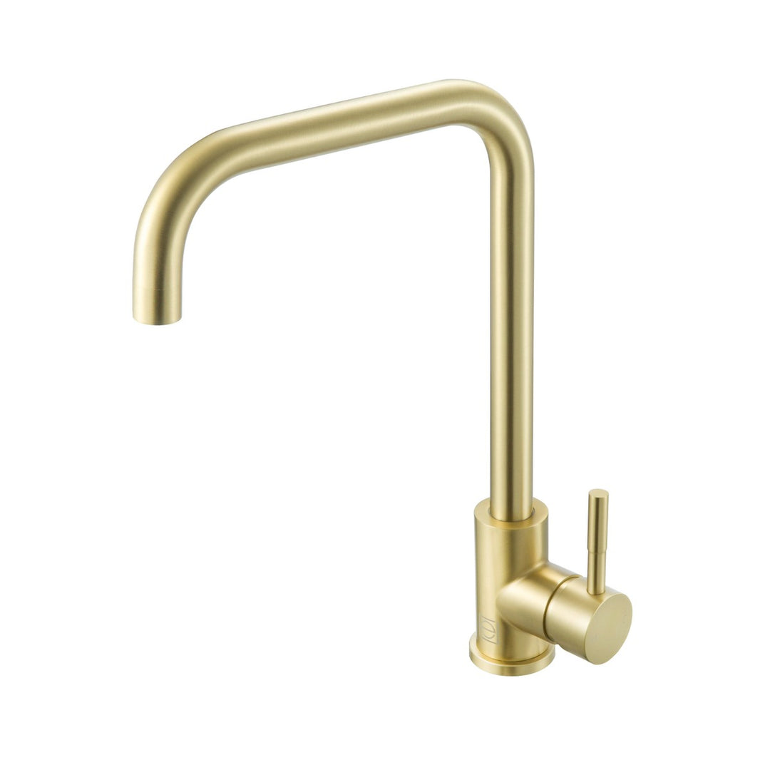 Levi Kitchen Faucet in Brushed Gold - available from The Lighting Shoppe, trusted by Canadian homeowners