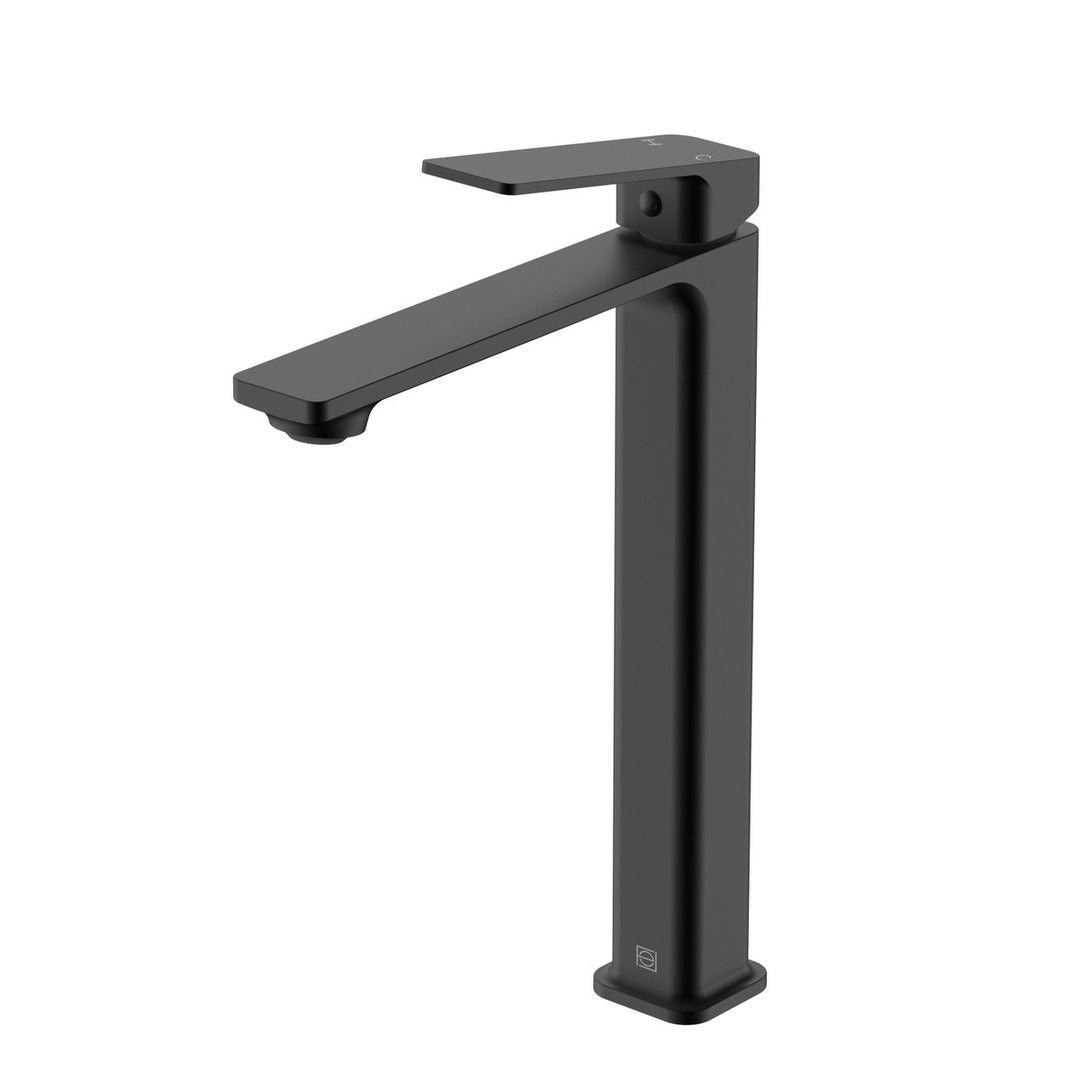Lena Single Handle Bathroom Faucet in Matte Black - available from The Lighting Shoppe, trusted by Canadian homeowners