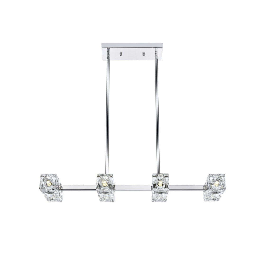 Lyra Eight Light Pendant in Chrome - available from The Lighting Shoppe, trusted by Canadian homeowners