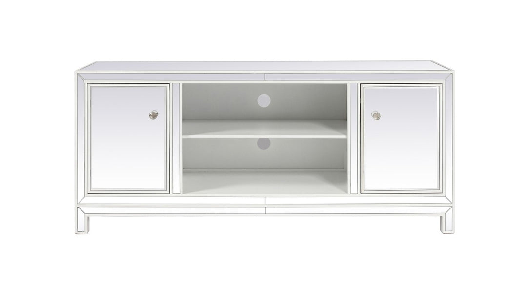 Reflexion TV Stand in white - available from The Lighting Shoppe, trusted by Canadian homeowners