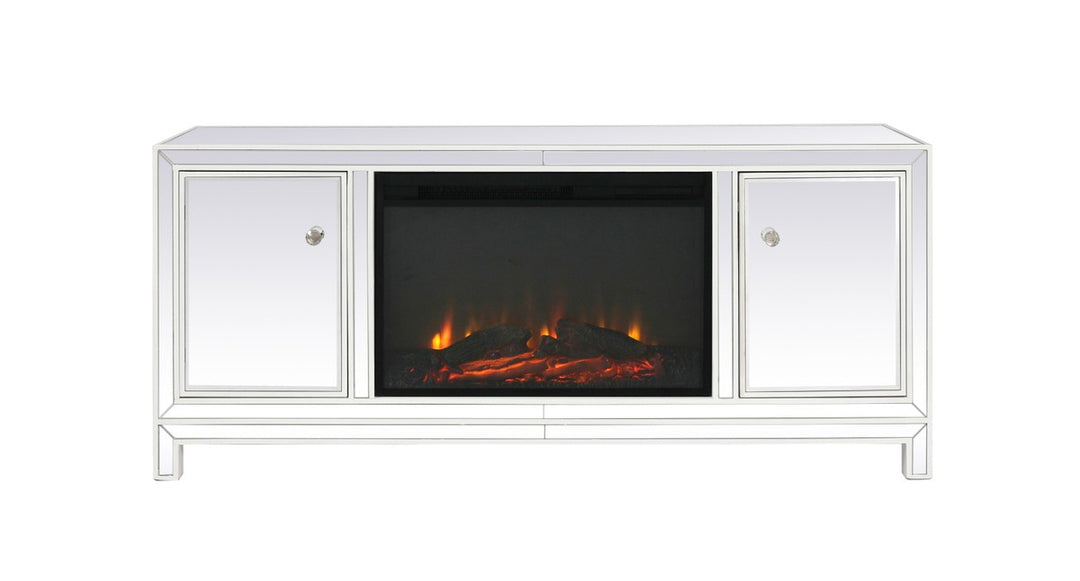 Reflexion TV Stand in white - available from The Lighting Shoppe, trusted by Canadian homeowners