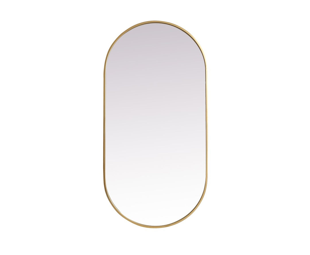 Elegant Lighting - MR2A2448BRS - Mirror - Asha - Brass