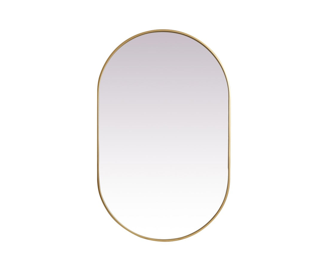 Elegant Lighting - MR2A3048BRS - Mirror - Asha - Brass