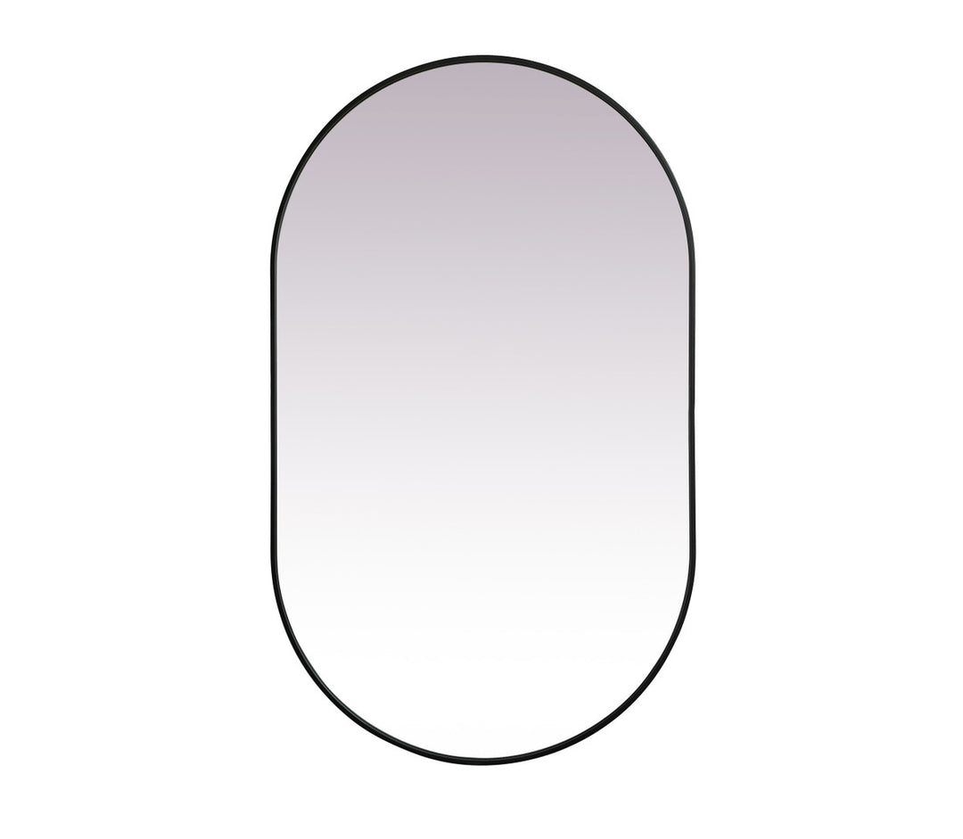 Elegant Lighting - MR2A3660BLK - Mirror - Asha - Black