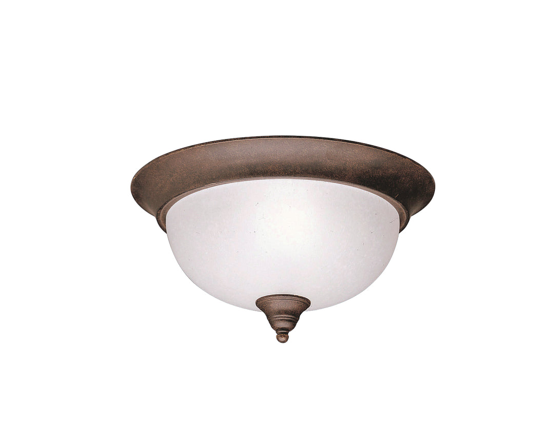 Kichler Canada - 8064TZ - Two Light Flush Mount - Dover - Tannery Bronze