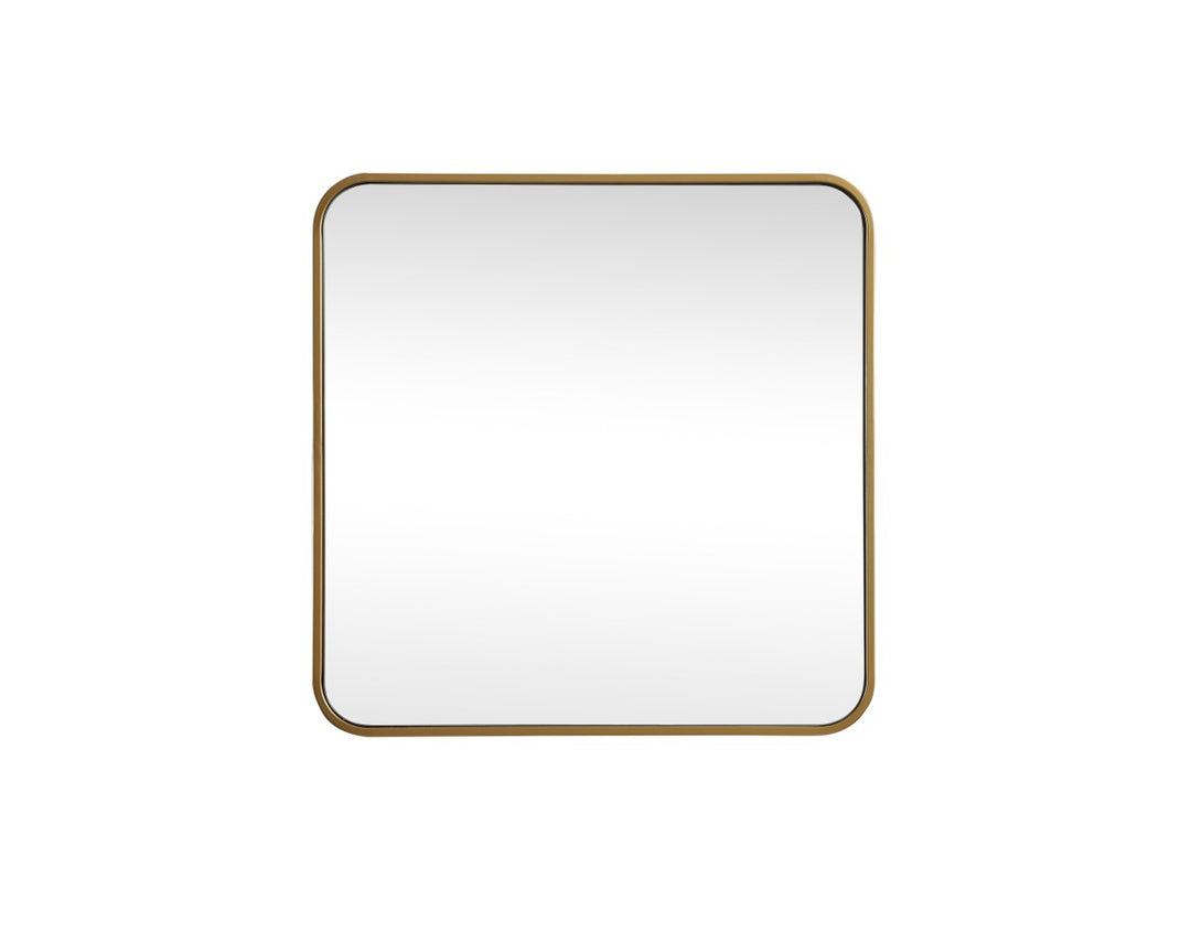 Elegant Lighting - MR802424BR - Mirror - Evermore - Brass