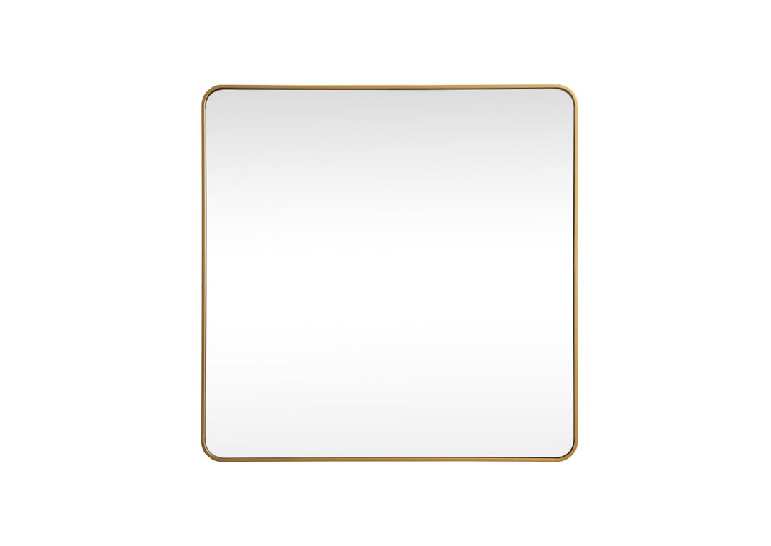 Elegant Lighting - MR804848BR - Mirror - Evermore - Brass
