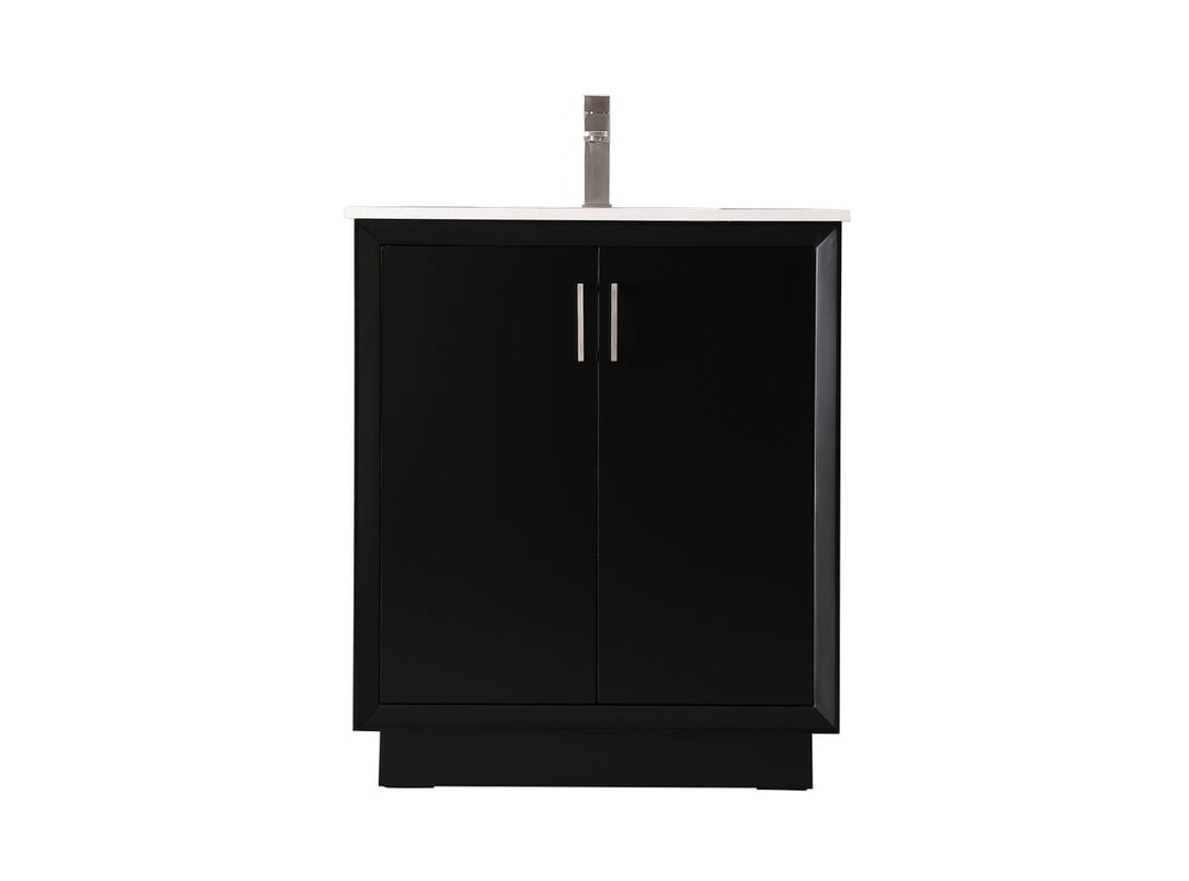 Elegant Lighting - VF19630BK - SIngle Bathroom Vanity - Hayes - Black