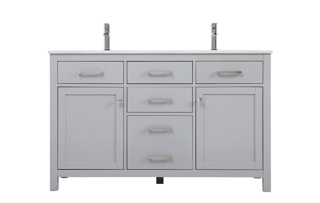 Elegant Lighting - VF23354DGR - Double Bathroom Vanity - Lewis - Grey