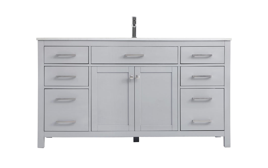 Elegant Lighting - VF23360GR - SIngle Bathroom Vanity - Lewis - Grey