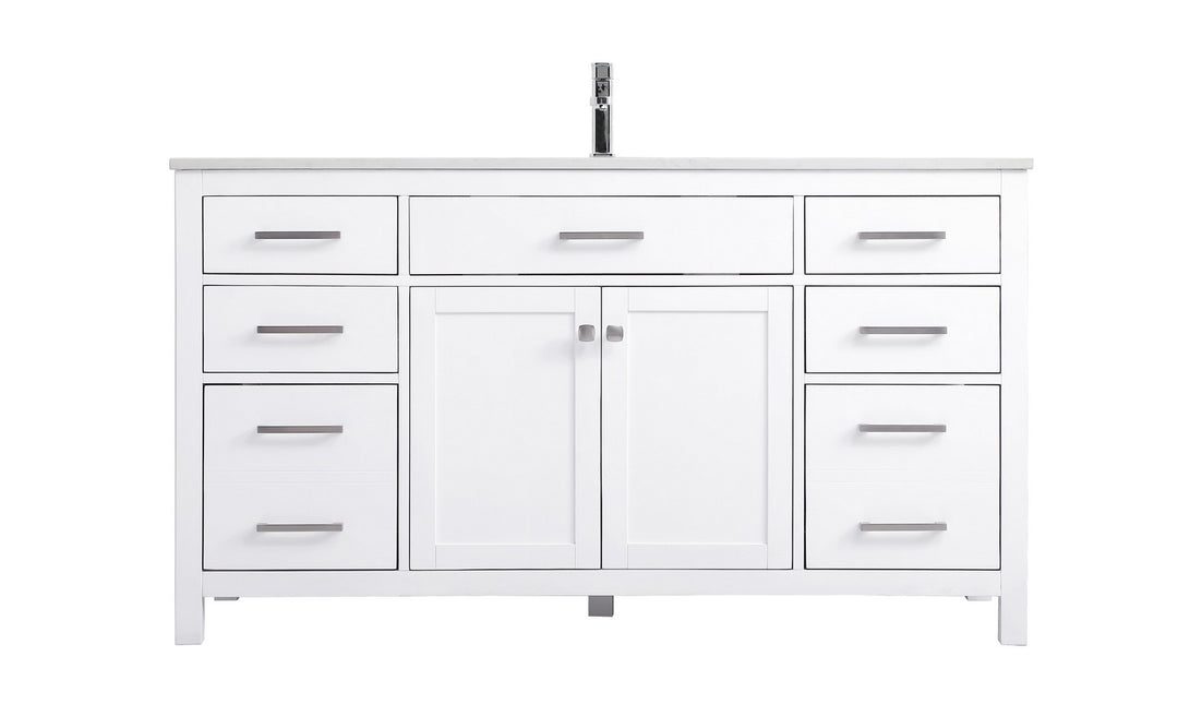 Elegant Lighting - VF23360WH - SIngle Bathroom Vanity - Lewis - White