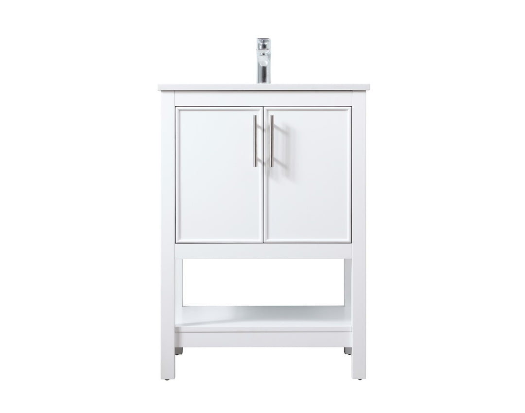 Elegant Lighting - VF26624WH - SIngle Bathroom Vanity - Everett - White