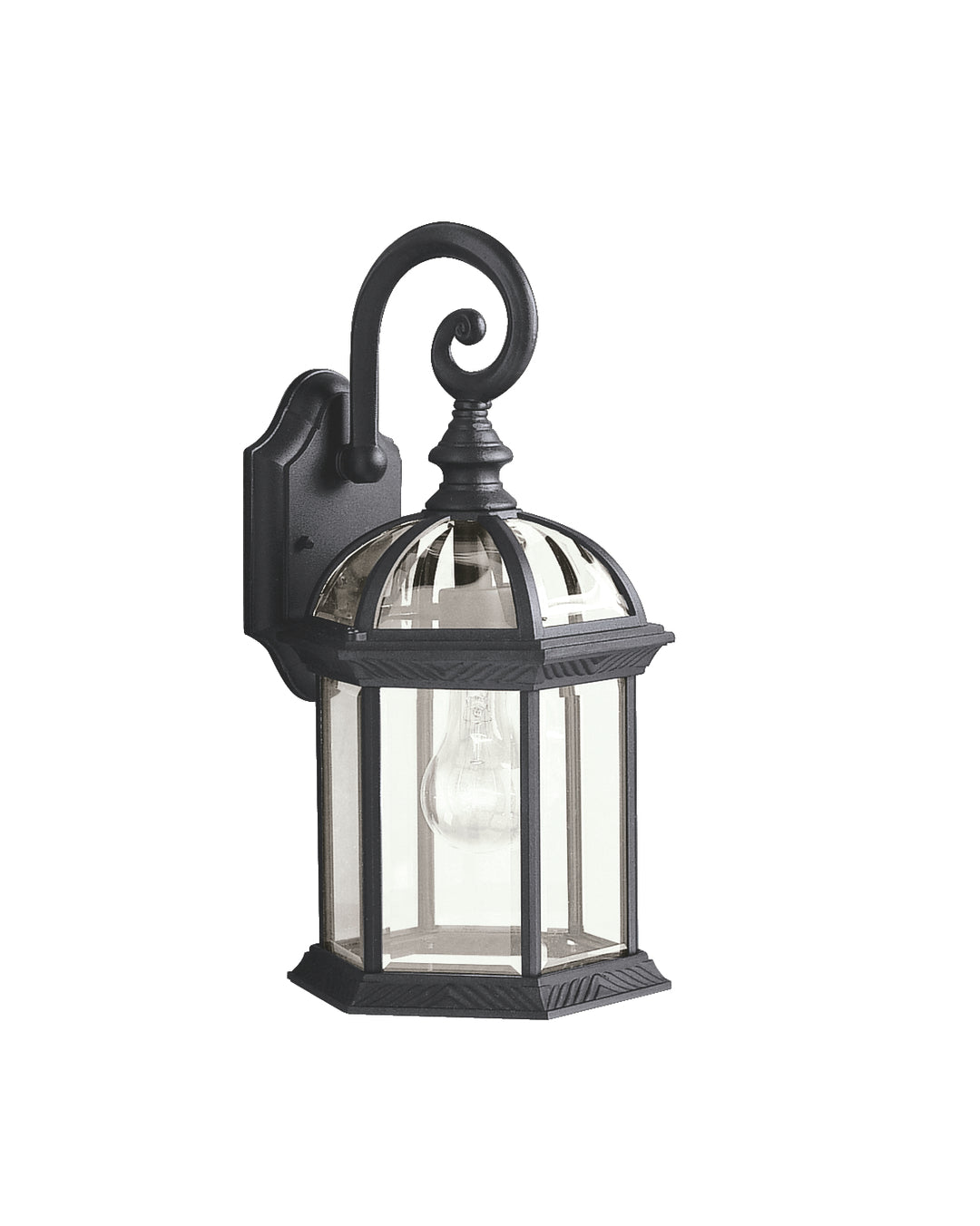 Kichler Canada - 9735BK - One Light Outdoor Wall Mount - Barrie - Black