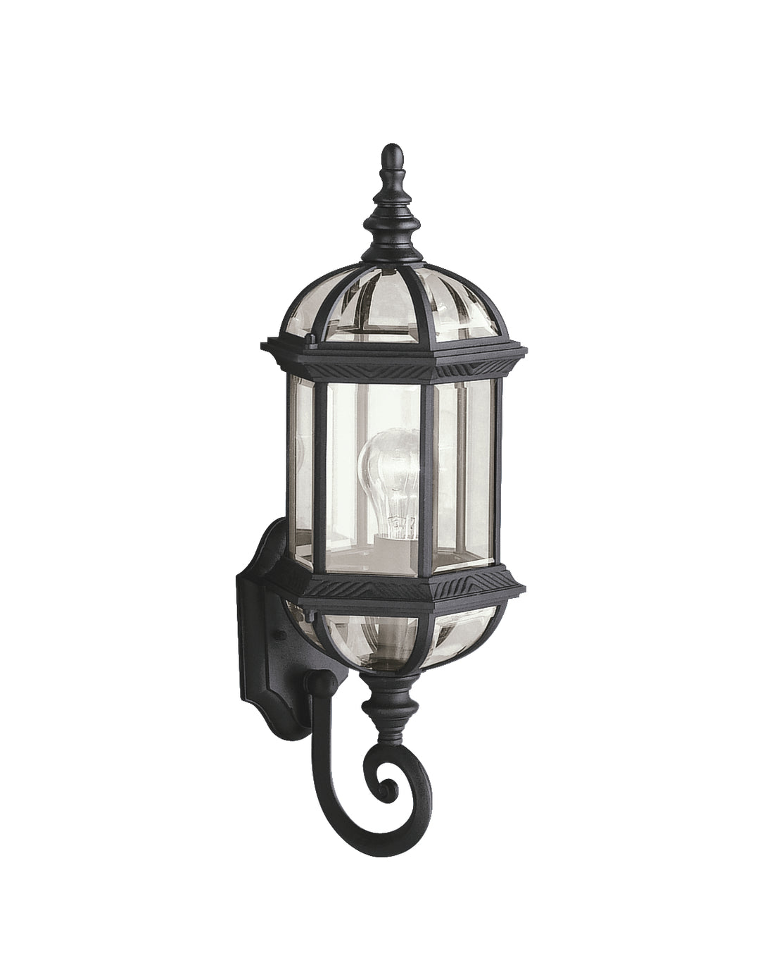 Kichler Canada - 9736BK - One Light Outdoor Wall Mount - Barrie - Black