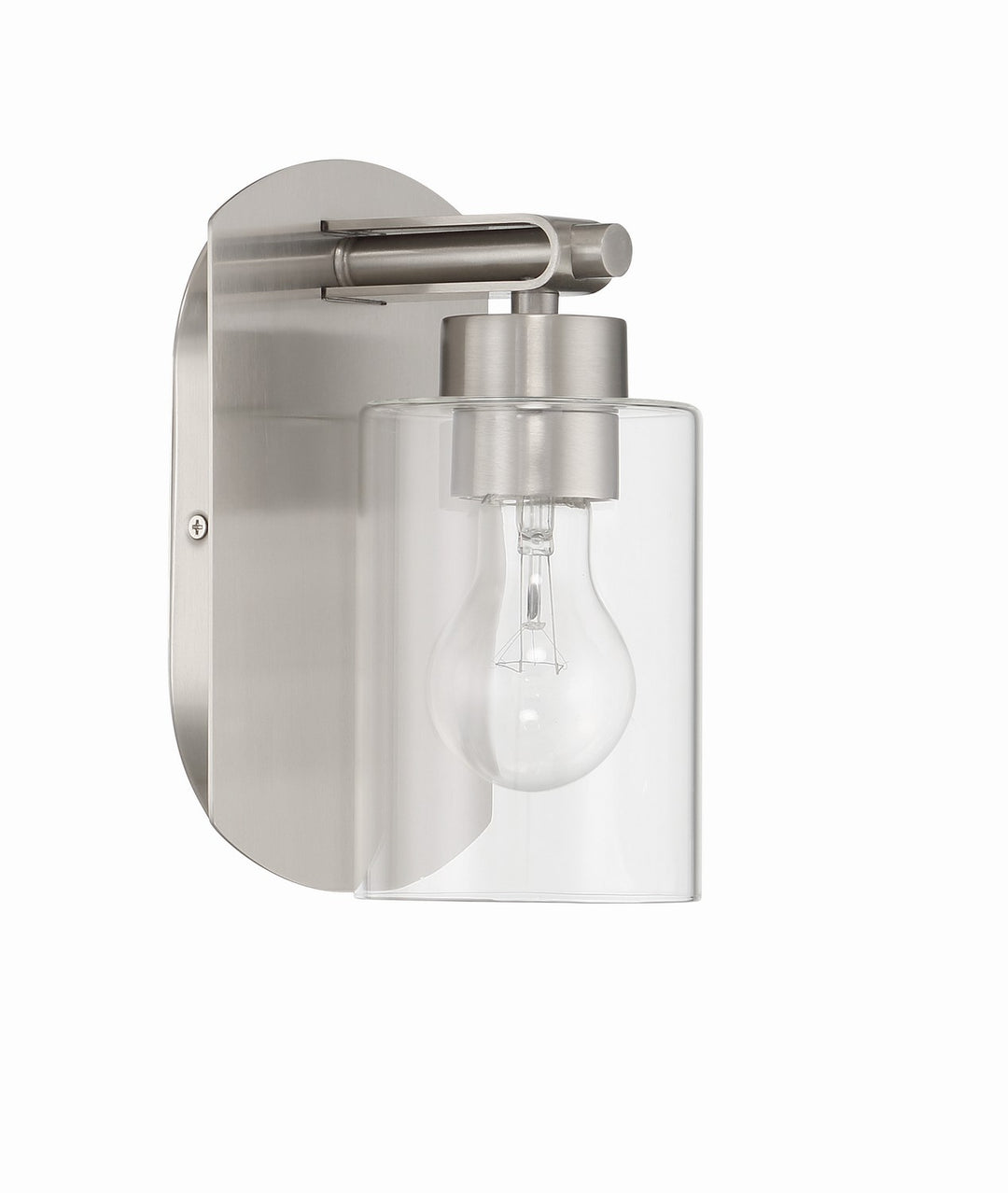 Hendrix One Light Wall Sconce in Brushed Polished Nickel - available from The Lighting Shoppe, trusted by Canadian homeowners
