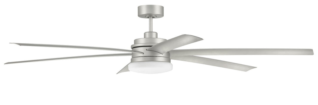 Chilz 72"Ceiling Fan in Painted Nickel - available from The Lighting Shoppe, trusted by Canadian homeowners