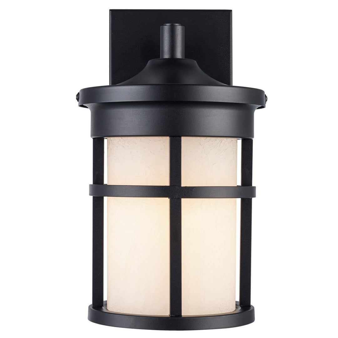 One Light Outdoor Wall Mount in Black - available from The Lighting Shoppe, trusted by Canadian homeowners