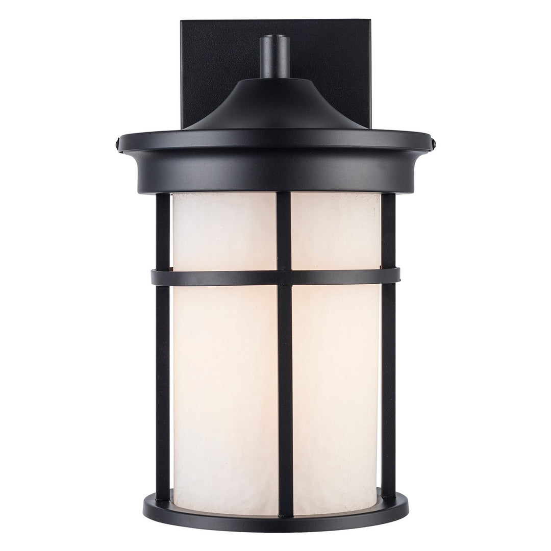 One Light Outdoor Wall Mount in Black - available from The Lighting Shoppe, trusted by Canadian homeowners