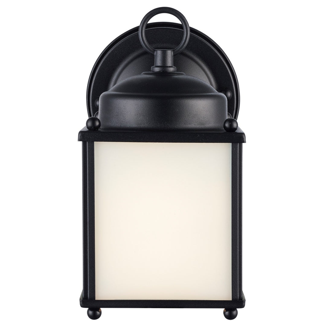 One Light Outdoor Wall Mount in Black - available from The Lighting Shoppe, trusted by Canadian homeowners