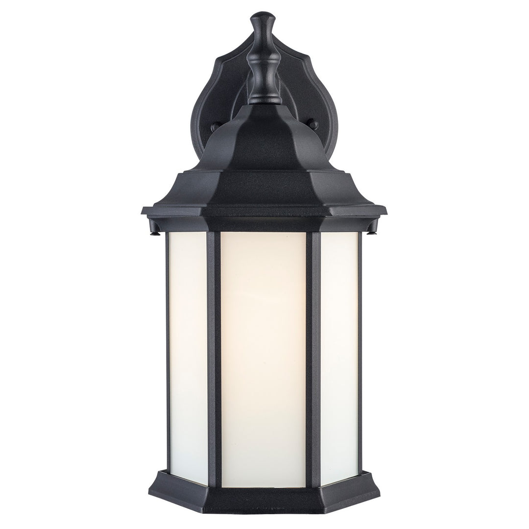 One Light Outdoor Wall Mount in Black - available from The Lighting Shoppe, trusted by Canadian homeowners