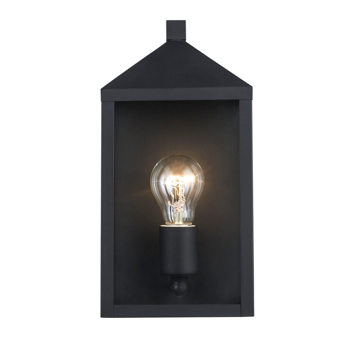 One Light Outdoor Wall Mount in Black - available from The Lighting Shoppe, trusted by Canadian homeowners