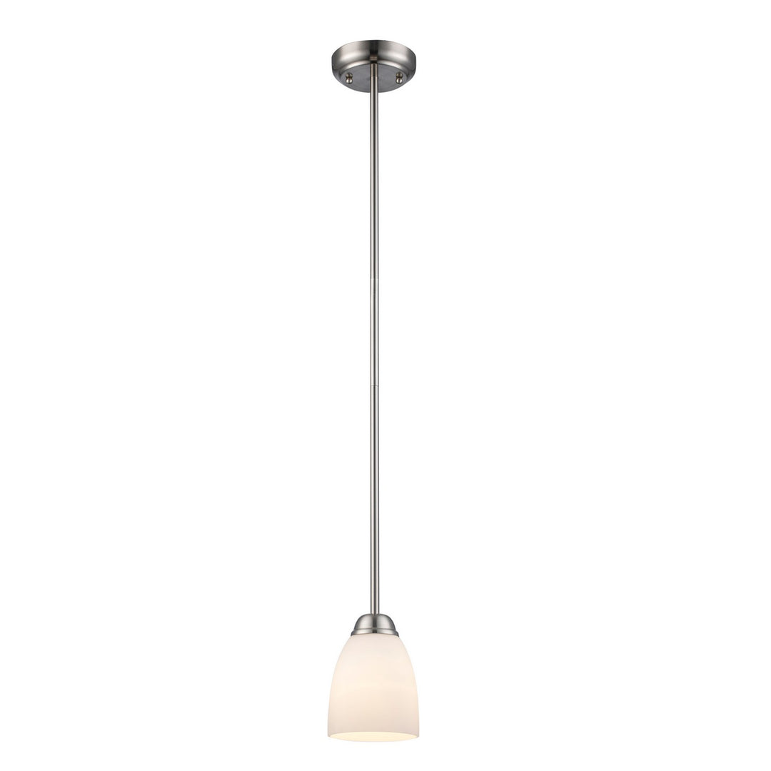 One Light Pendant in Brushed Nickel - available from The Lighting Shoppe, trusted by Canadian homeowners