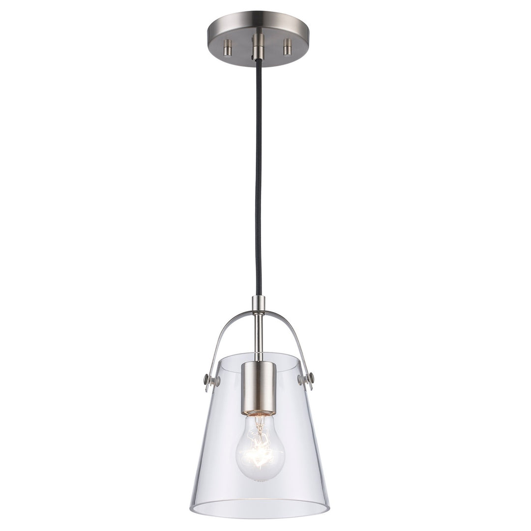 One Light Pendant in Brushed Nickel - available from The Lighting Shoppe, trusted by Canadian homeowners
