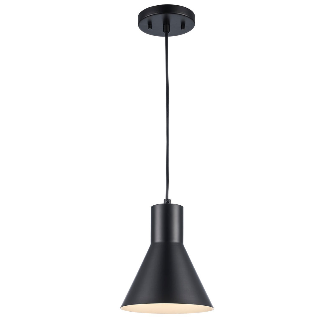 One Light Pendant in Black - available from The Lighting Shoppe, trusted by Canadian homeowners