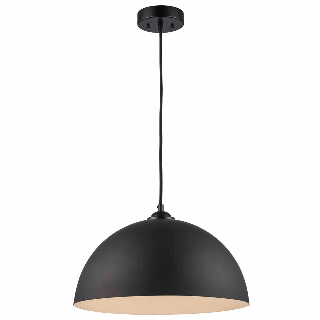 One Light Pendant in Black - available from The Lighting Shoppe, trusted by Canadian homeowners