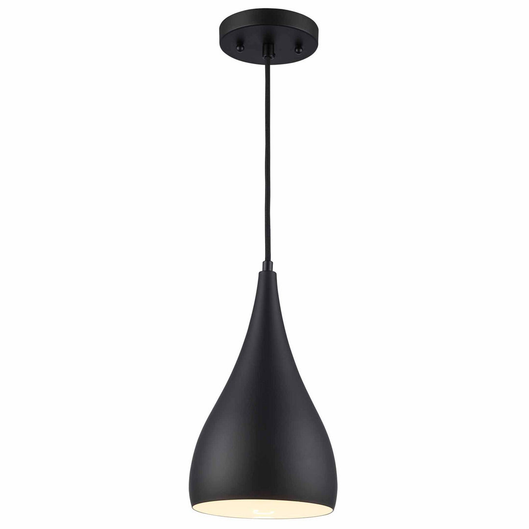 One Light Pendant in Black - available from The Lighting Shoppe, trusted by Canadian homeowners