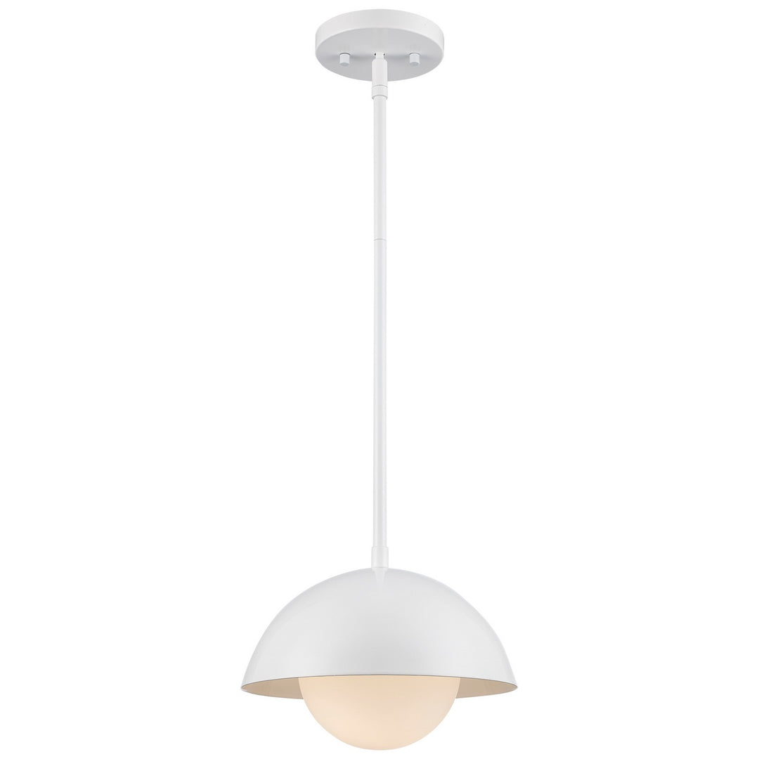 One Light Pendant in White - available from The Lighting Shoppe, trusted by Canadian homeowners