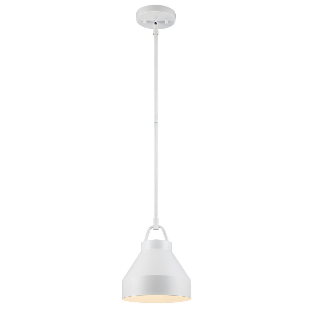 One Light Pendant in White - available from The Lighting Shoppe, trusted by Canadian homeowners