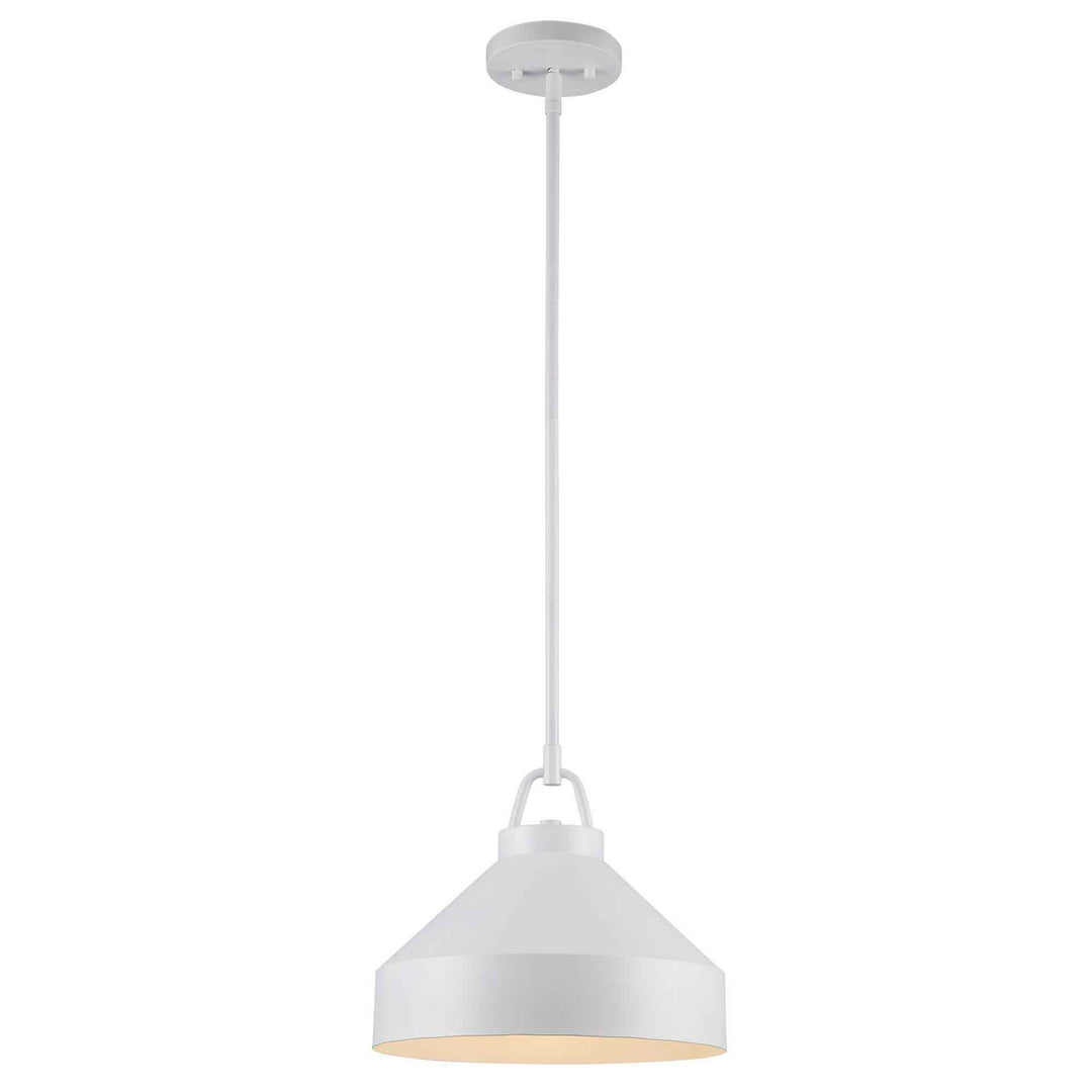 One Light Pendant in White - available from The Lighting Shoppe, trusted by Canadian homeowners
