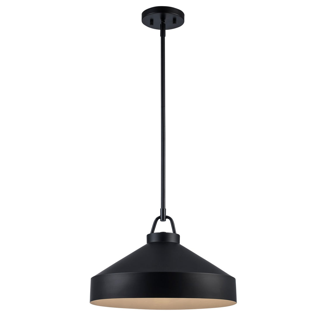 One Light Pendant in Black - available from The Lighting Shoppe, trusted by Canadian homeowners