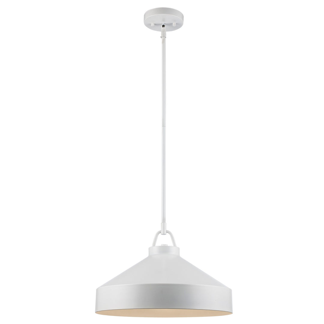 One Light Pendant in White - available from The Lighting Shoppe, trusted by Canadian homeowners