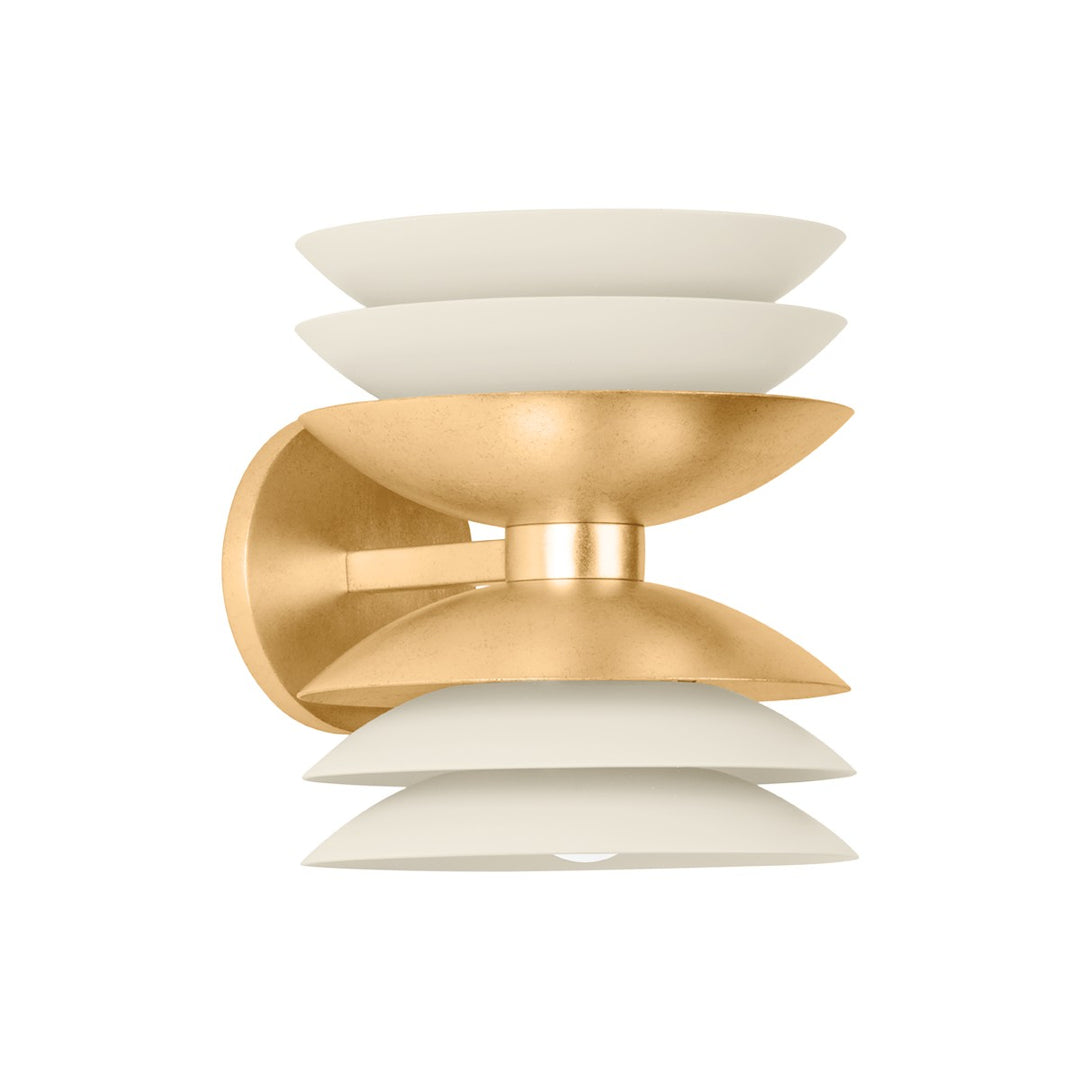 Hudson Valley Canada - 1271-VGL/SSD - Two Light Wall Sconce - Oneida - Vintage Gold Leaf