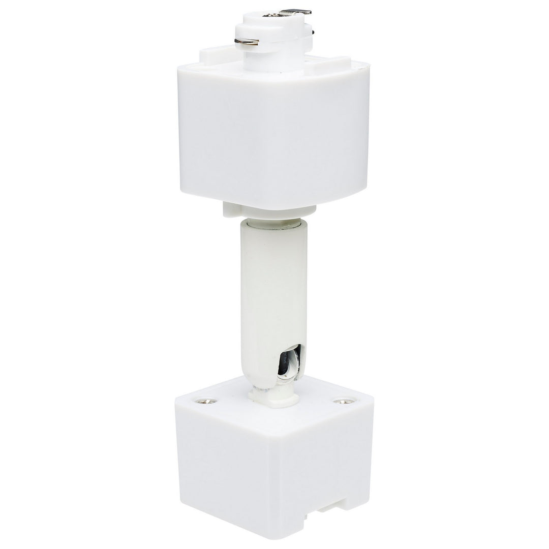 Sloped Ceiling Track Adapter in White - available from The Lighting Shoppe, trusted by Canadian homeowners