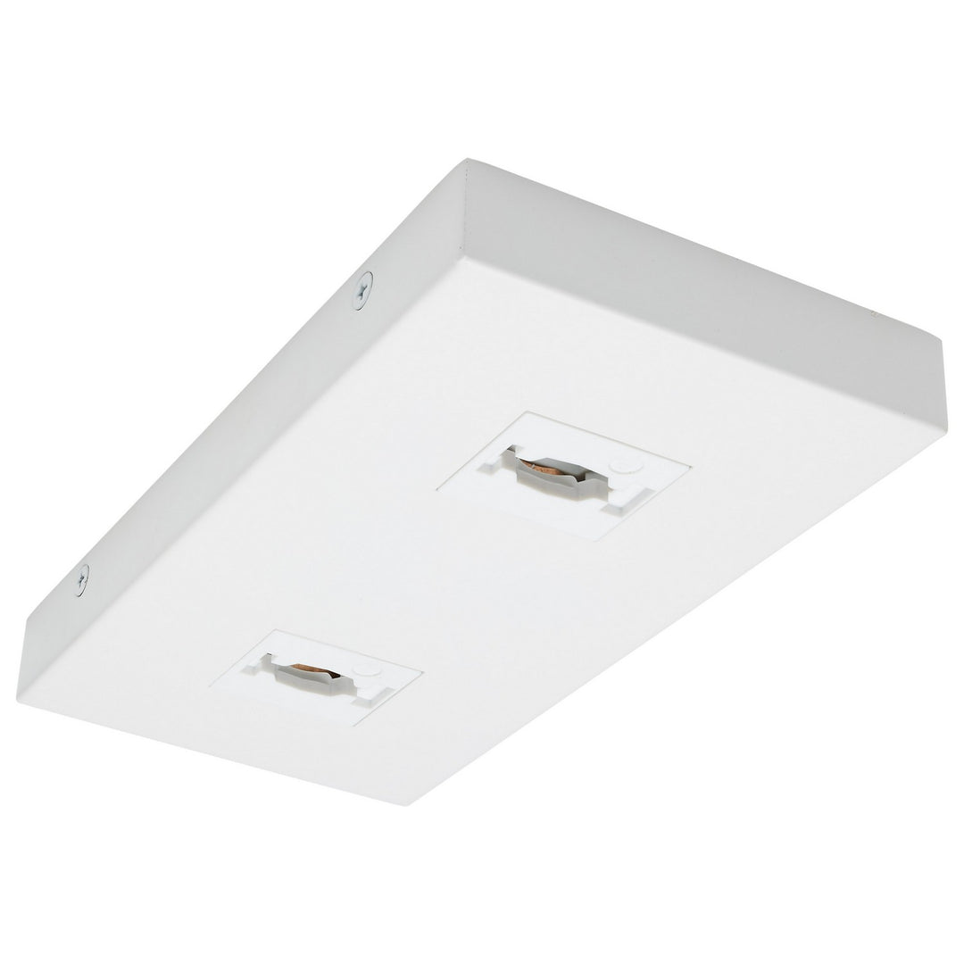 Double Monopoint Adapter in White - available from The Lighting Shoppe, trusted by Canadian homeowners