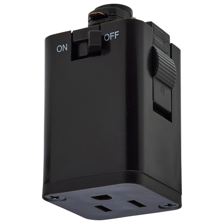 Outlet Track Adapter in Brown - available from The Lighting Shoppe, trusted by Canadian homeowners