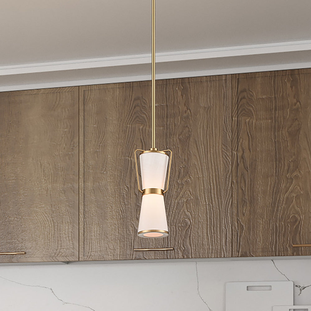 Artcraft Canada - AC11830BB - One Light Pendant - Layla - Brushed Brass