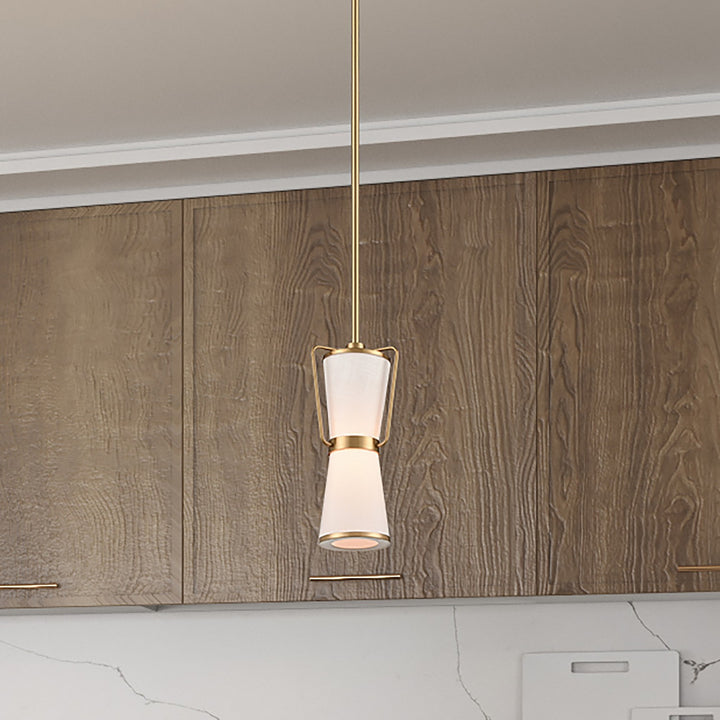 Artcraft Canada - AC11830BB - One Light Pendant - Layla - Brushed Brass