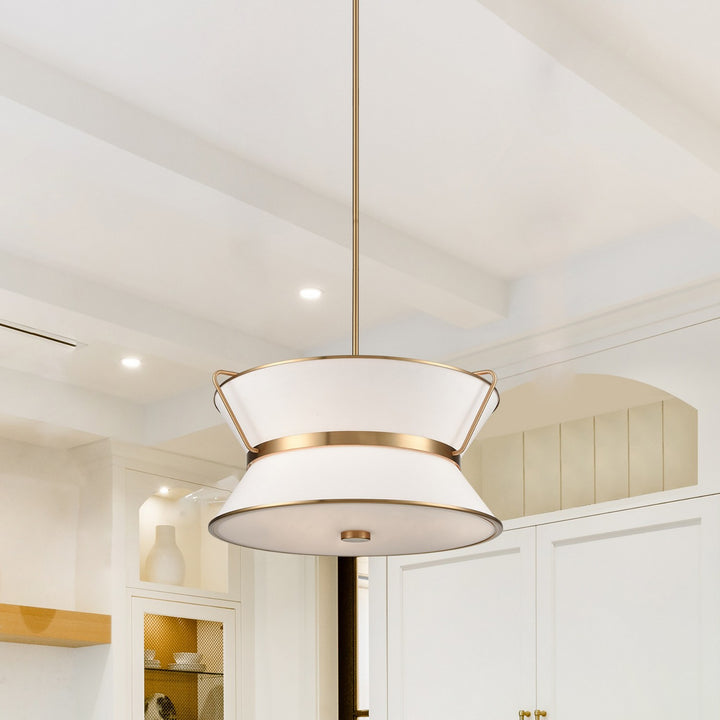 Artcraft Canada - AC11831BB - LED Chandelier - Layla - Brushed Brass