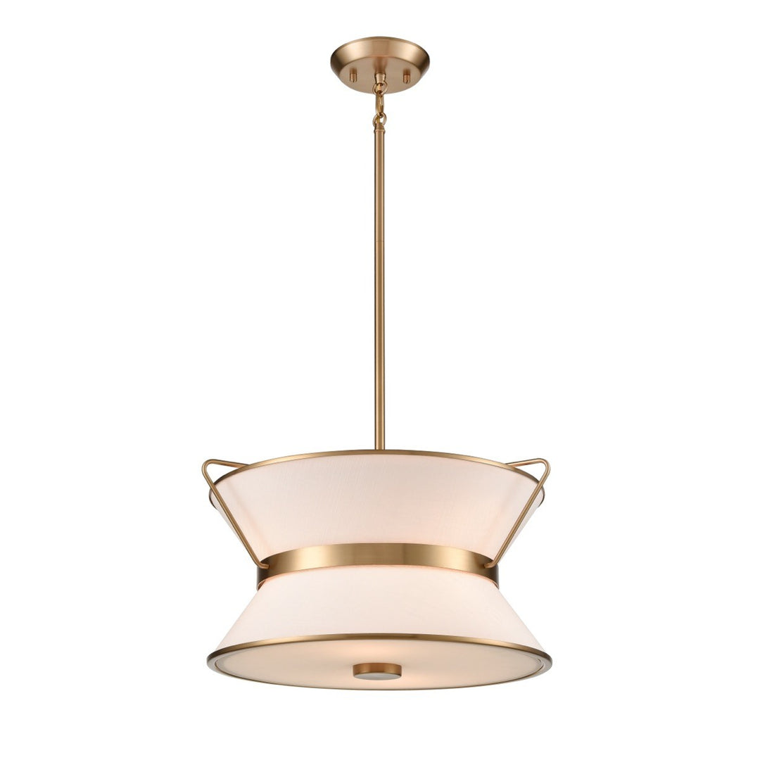Layla LED Chandelier in Brushed Brass - available from The Lighting Shoppe, trusted by Canadian homeowners