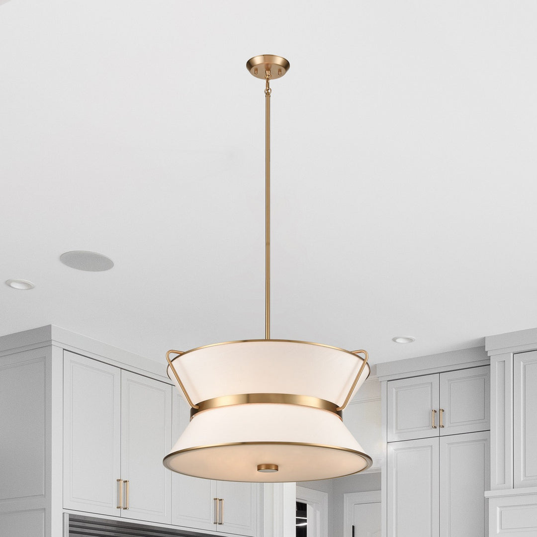 Artcraft Canada - AC11832BB - LED Chandelier - Layla - Brushed Brass
