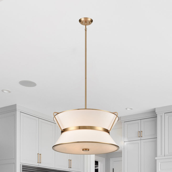 Artcraft Canada - AC11832BB - LED Chandelier - Layla - Brushed Brass