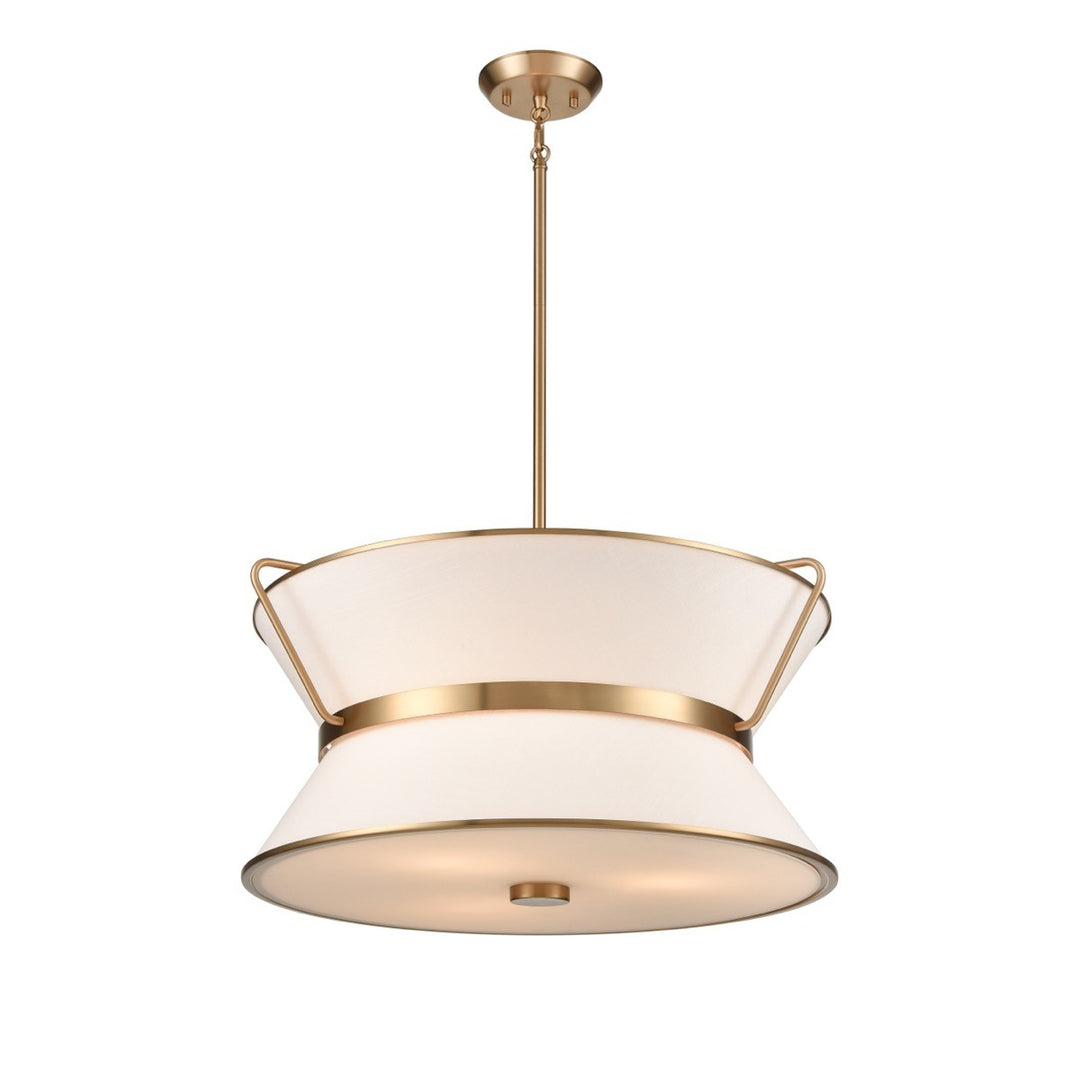 Layla LED Chandelier in Brushed Brass - available from The Lighting Shoppe, trusted by Canadian homeowners
