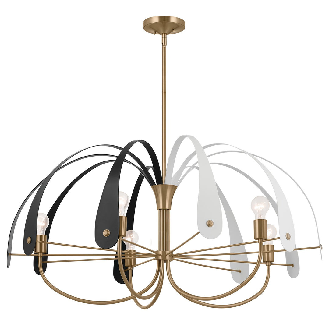 Kichler Canada - 52573CPZ - Five Light Chandelier - Petal - Champagne Bronze