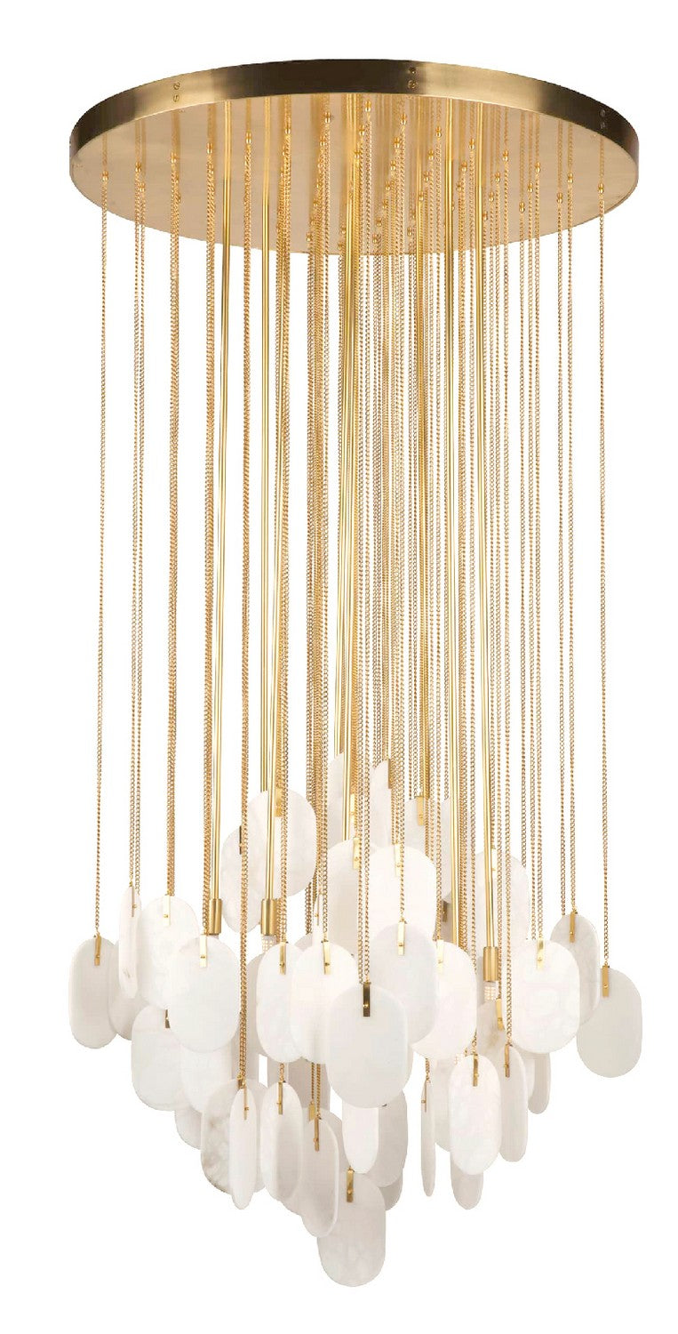 Constaledo Eight Light Pendant in Brass - available from The Lighting Shoppe, trusted by Canadian homeowners